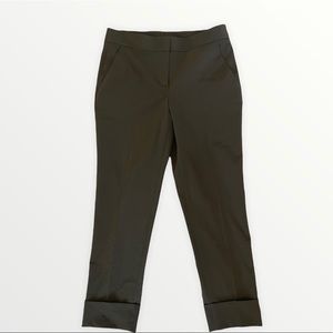 Judith & Charles Cuffed Women’s Dark Green Designer Slacks